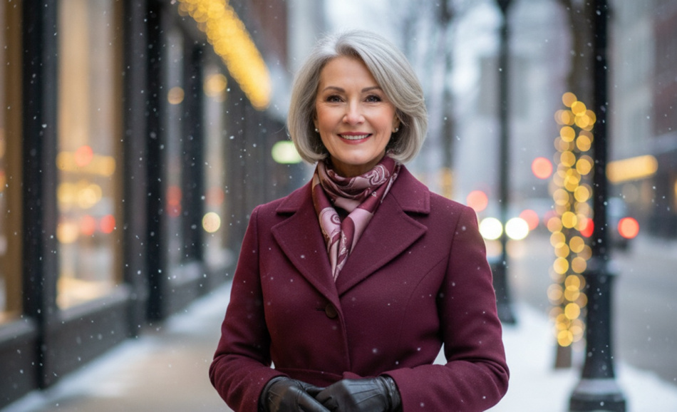 Как выбрать длинное пальто после 50 лет, чтобы выглядеть стильно и современно